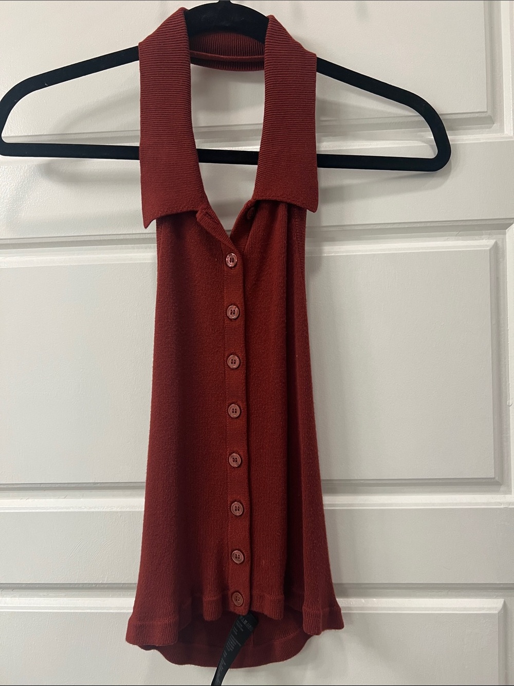 Urban Outfitters Maroon sweater shirt w/ low back